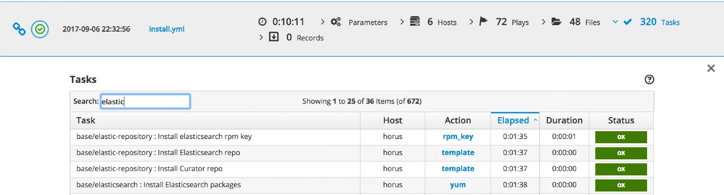Search elastic