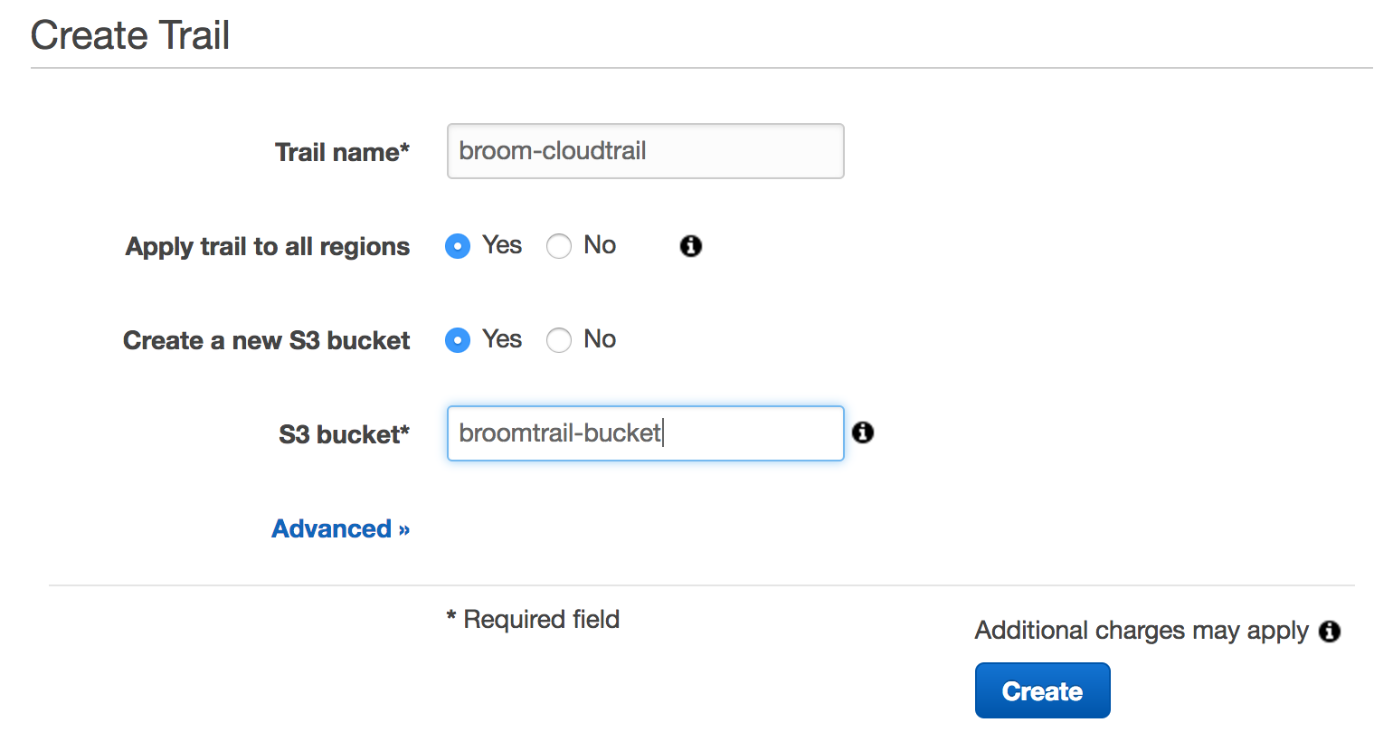 AWS CloudTrail Console