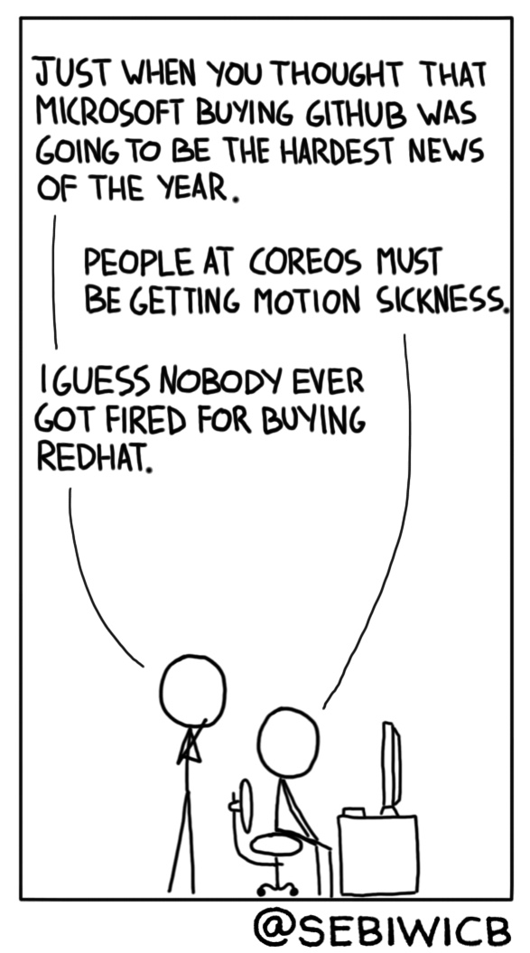 I guess nobody ever got fired for buying RedHat